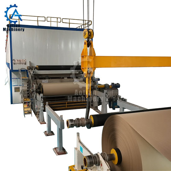 Corrugated paper machine